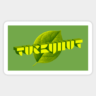 Tuckyhut 3D Leaf Sticker